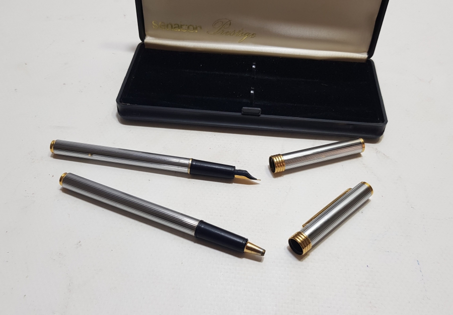 ORİJİNAL KUTUSUNDA SENATOR MARKA PRESTİGE MODEL DOLMA KALEM TAKIMI