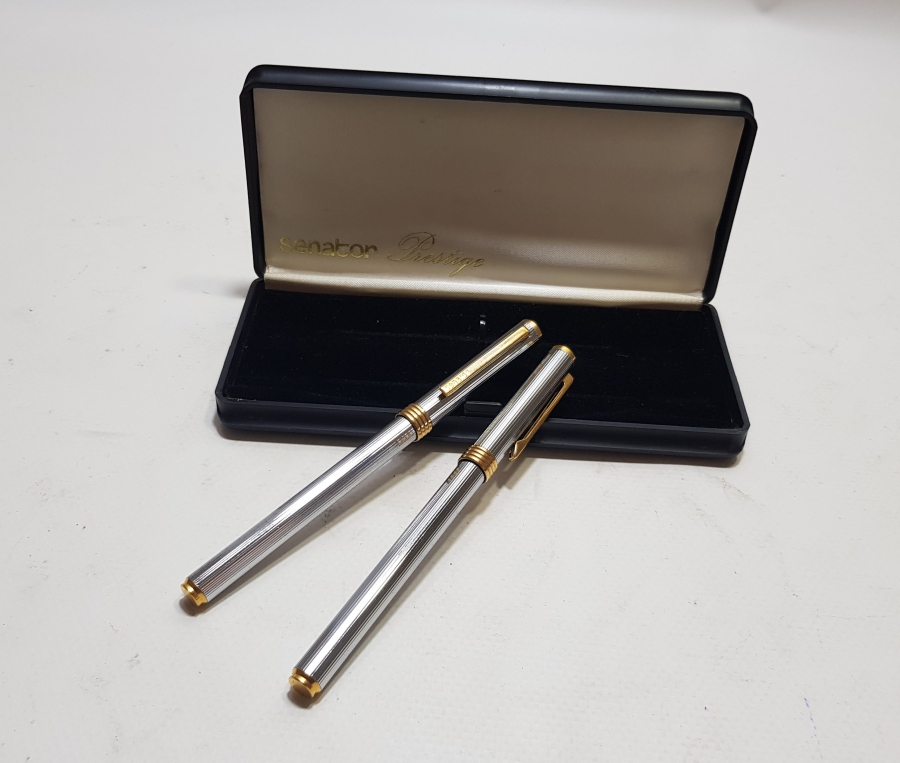 ORİJİNAL KUTUSUNDA SENATOR MARKA PRESTİGE MODEL DOLMA KALEM TAKIMI