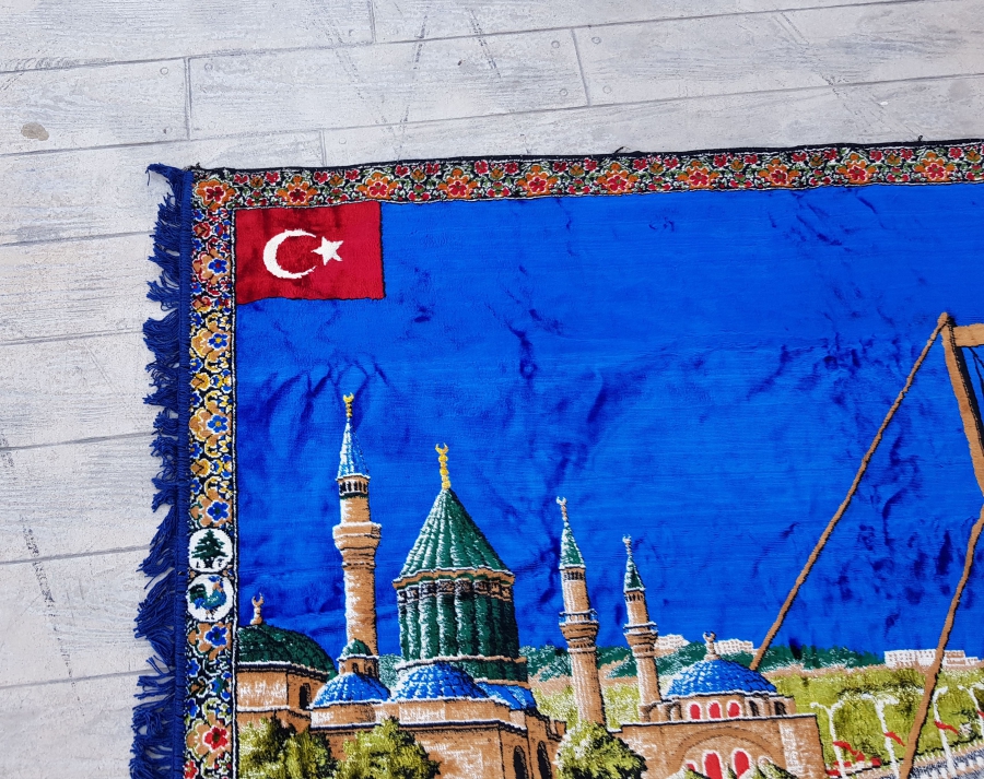 BOĞAZ KÖPRÜSÜ GÖRSELLİ ANTİKA DUVAR HALISI