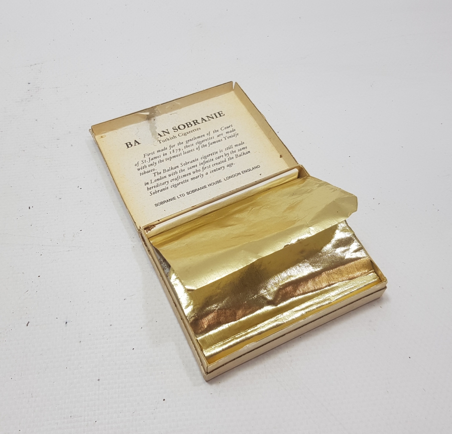 OSMANLI DÖNEMİ PAKETİNDE BALKAN SOBRANİE SİGARALARI