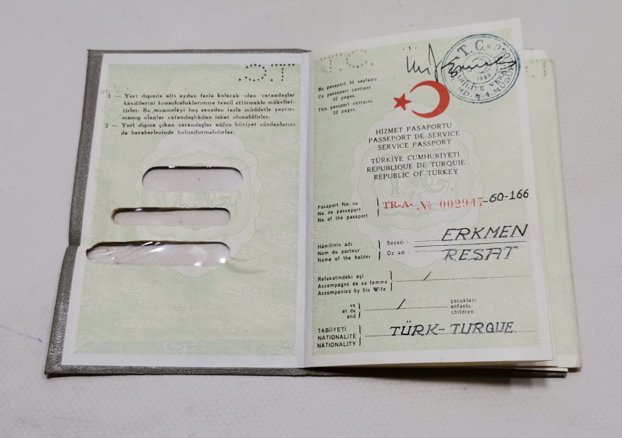 1960 YILI TÜRK PASAPORTU