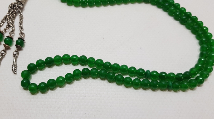 AKİKTEN MAMUL 99LUK ANTİKA NAMAZ TESPİHİ