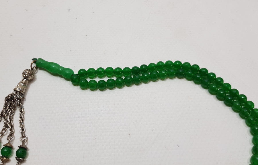 AKİKTEN MAMUL 99LUK ANTİKA NAMAZ TESPİHİ