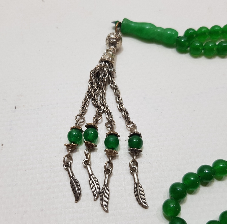 AKİKTEN MAMUL 99LUK ANTİKA NAMAZ TESPİHİ