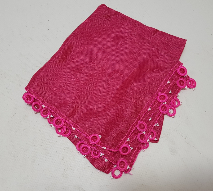 İĞNE OYALI İPEK YAZMA