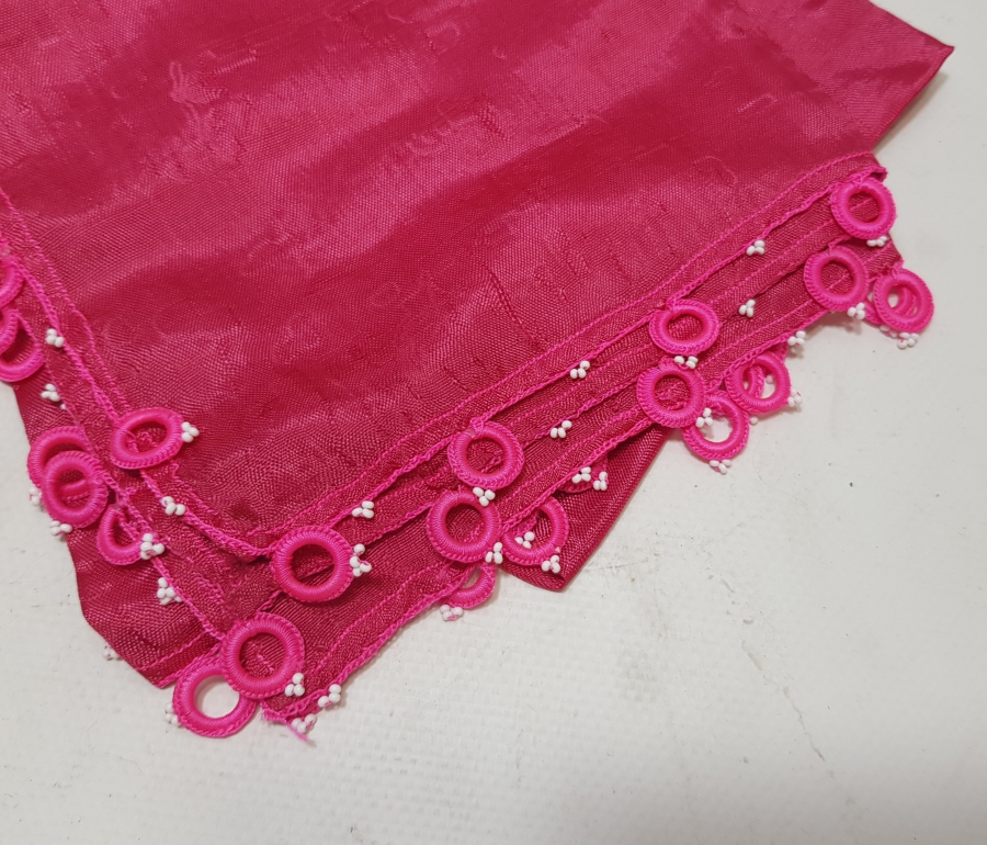 İĞNE OYALI İPEK YAZMA