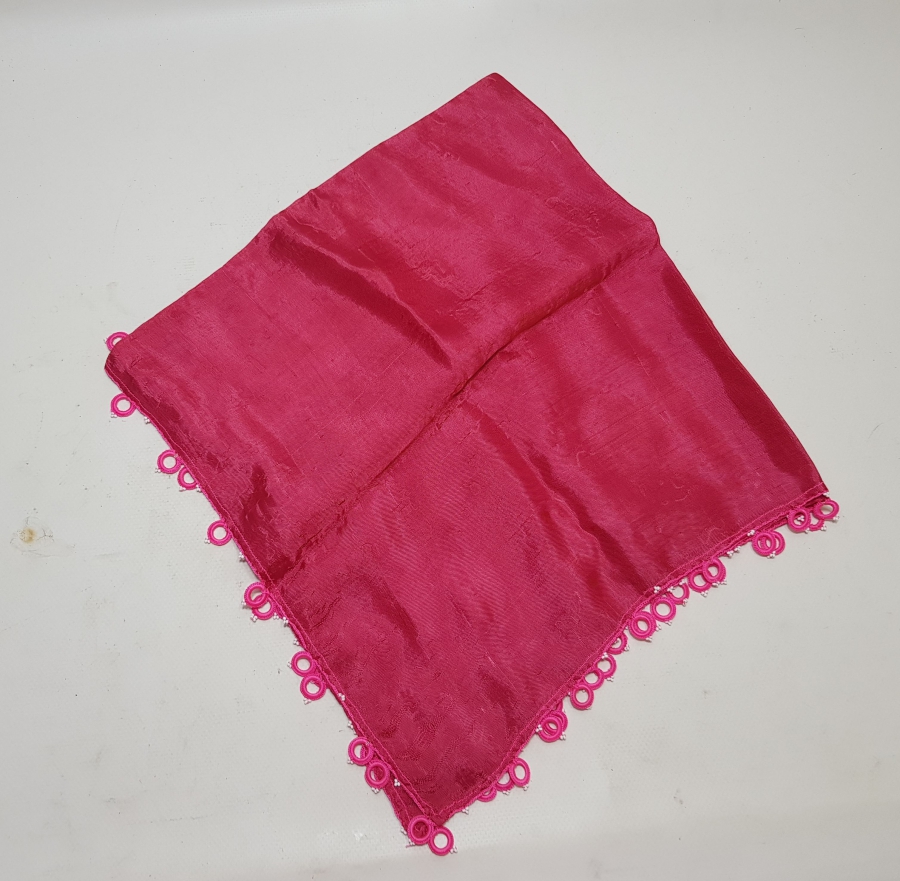 İĞNE OYALI İPEK YAZMA