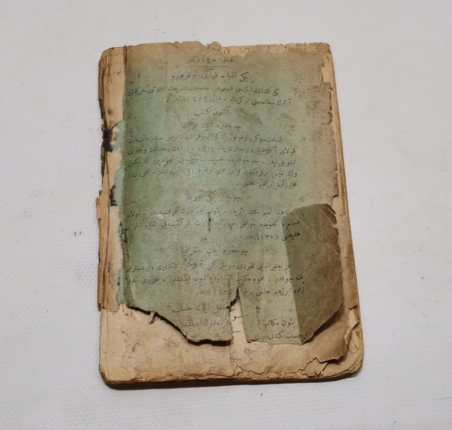 MEHMET REŞAT HAN DÖNEMİ NADİR YENİ ELİF BA KİTABI