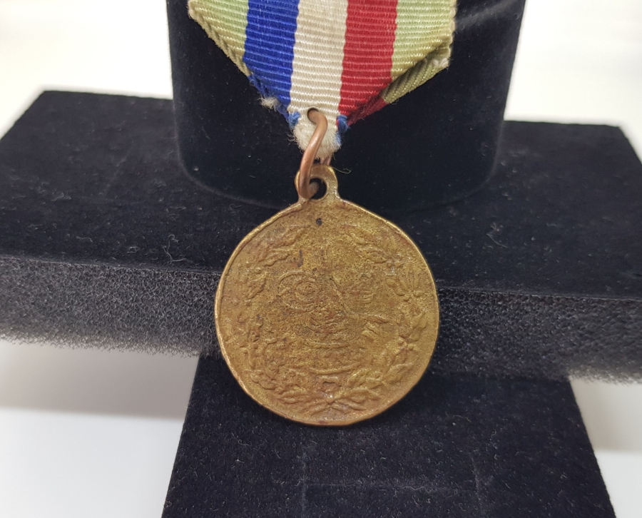 ORİJİNAL KURDELASIYLA OSMANLI DÖNEMİ NADİR MEŞRUTİYET MADALYASI