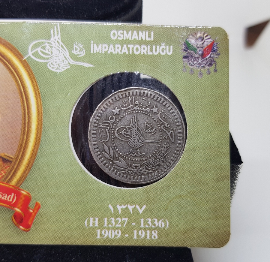 MEHMET REŞAT HAN DÖNEMİ KOLEKSİYONLUK NİKEL 40 PARA