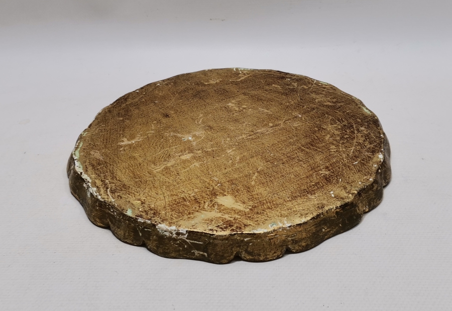 OSMANLI DÖNEMİ LEVANTEN İŞİ ALTIN VARAKLI TEPSİ