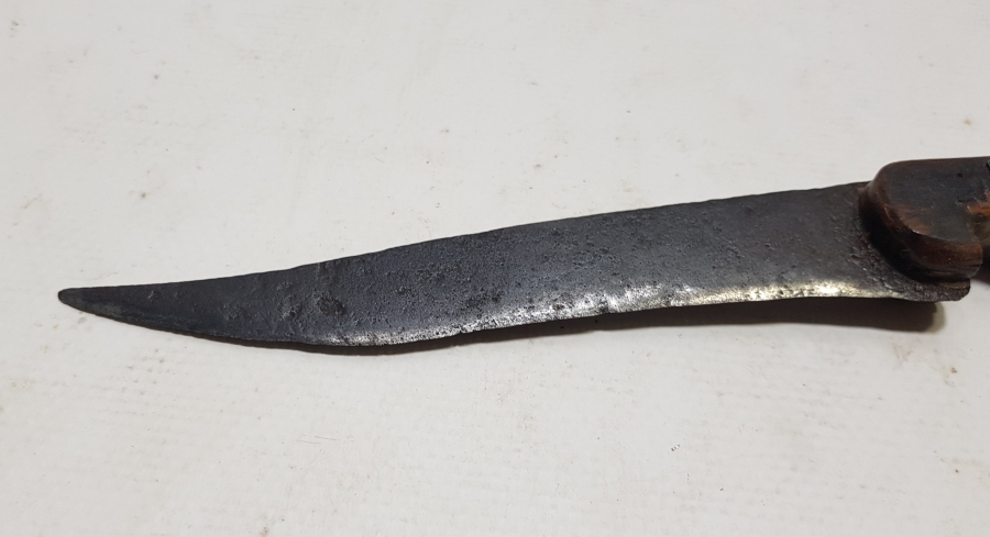 OSMANLI DÖNEMİ BOYNUZ SAPLI YILAN DİLLİ KARADENİZ BİTİRİM KAMASI