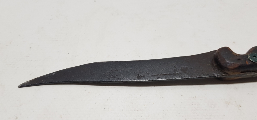 OSMANLI DÖNEMİ BOYNUZ SAPLI YILAN DİLLİ KARADENİZ BİTİRİM KAMASI