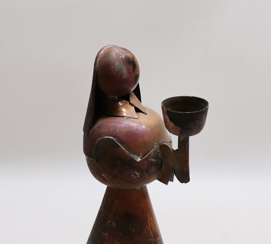 MERYEM ANA FORMUNDA YAPILMIŞ ANTİKA MUMLUK