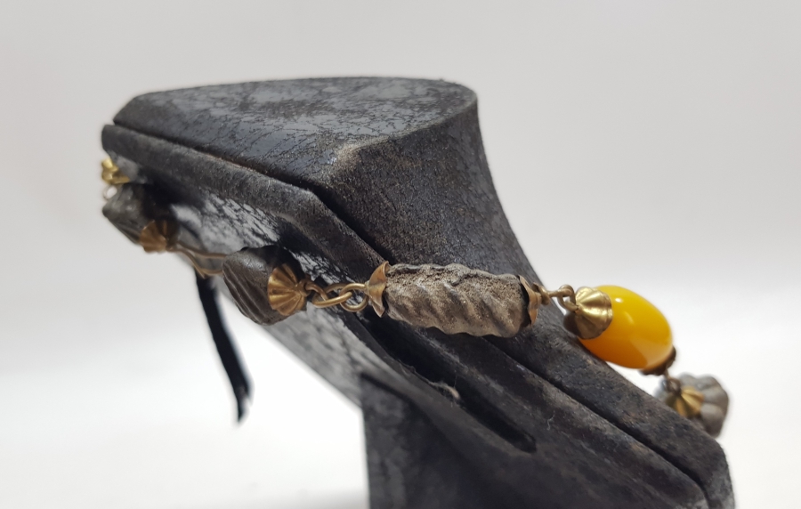 OSMANLI DÖNEMİ ÇOK NADİR MİSKİ AMBER KADIN KOLYESİ