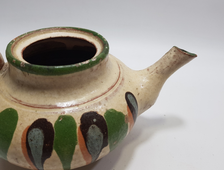 OSMANLI DÖNEMİ KINIK İŞİ NADİR ŞİFACI ÇAYDANLIĞI