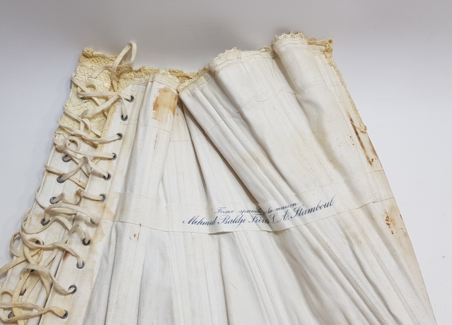 ÜZERİNDE ETİKETİYLE OSMANLI DÖNEMİ ÇOK NADİR KORSE