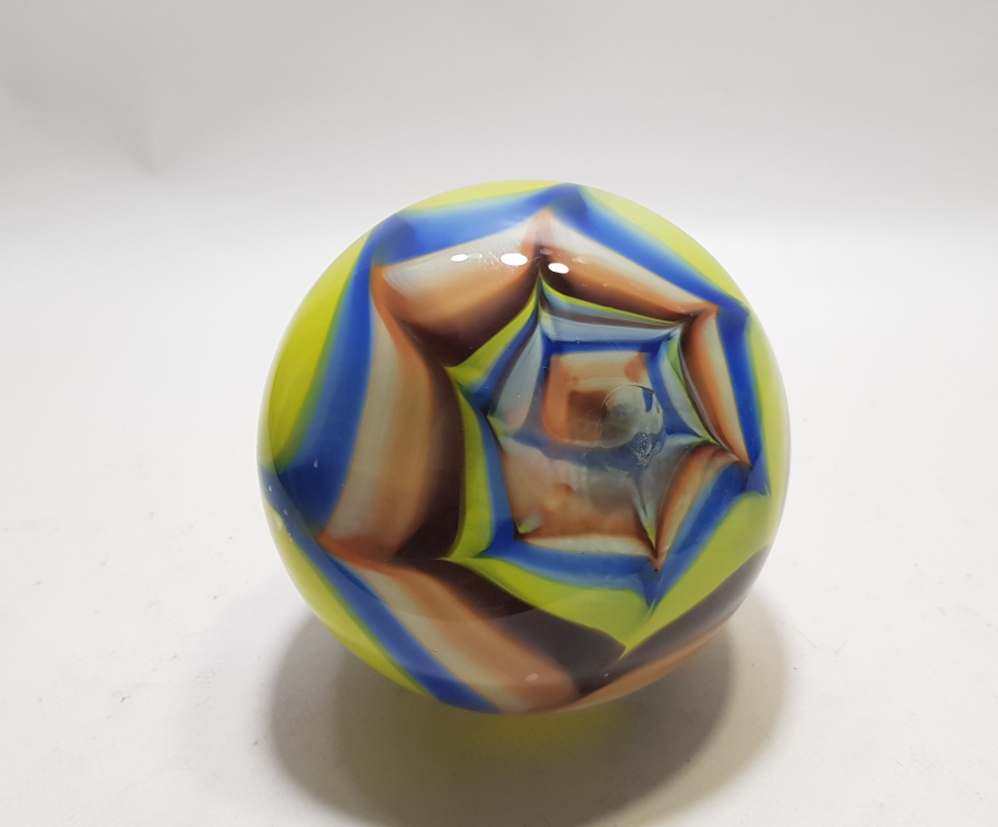 ÜFLEME CAMDAN MAMUL ANTİKA MURANO DEKORATİF VAZO