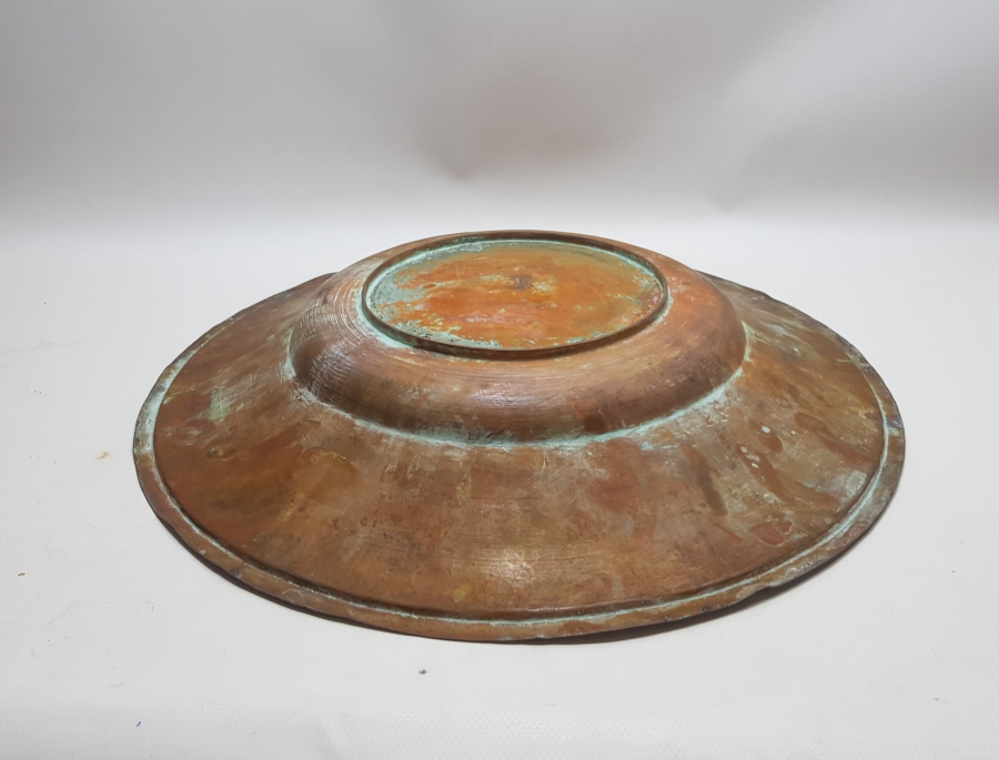 ÜZERİ RUMCA İNSİYALLİ VE SELVİ PALMETLİ 1901 TARİHLİ DEV BOYDA KUZU LENGERİ