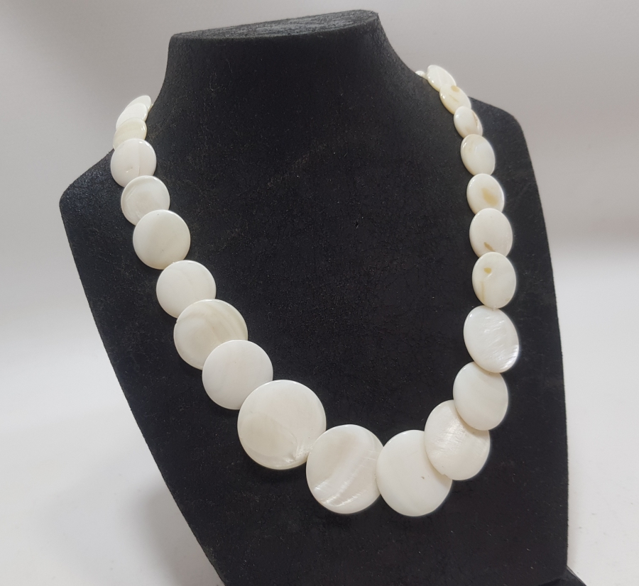 EL YAPIMI ANTİKA SEDEF GERDANLIK