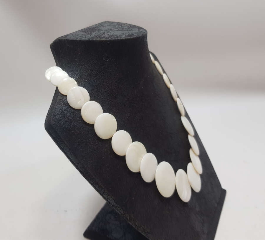 EL YAPIMI ANTİKA SEDEF GERDANLIK