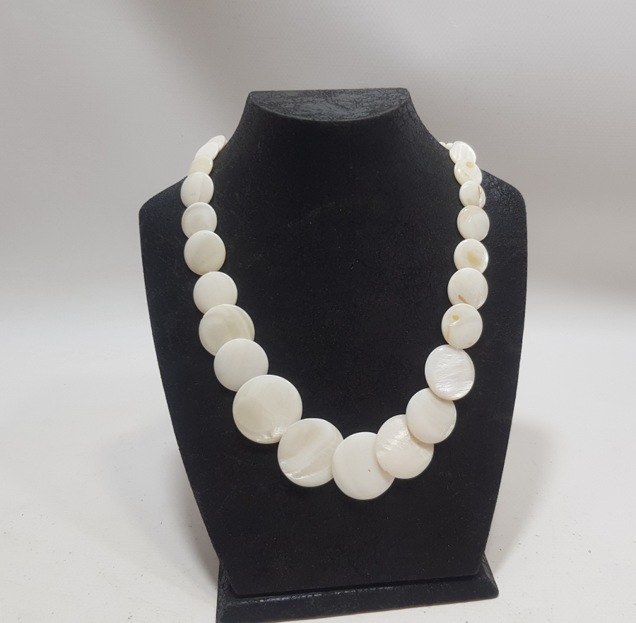 EL YAPIMI ANTİKA SEDEF GERDANLIK