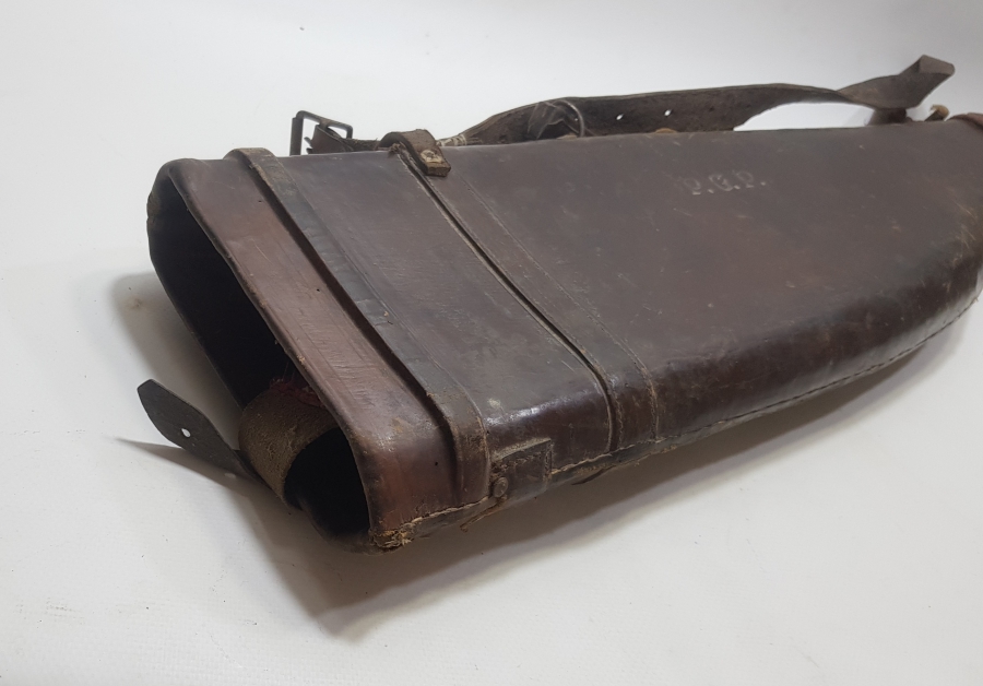 OSMANLI DÖNEMİ DERİDEN MAMUL TÜFEK KILIFI