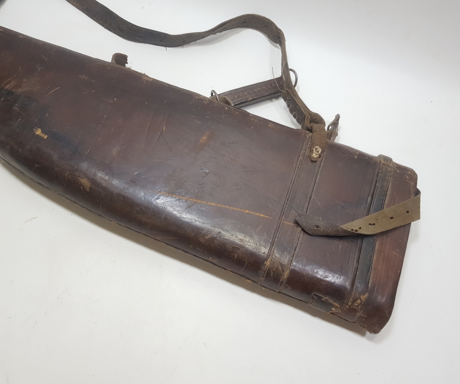 OSMANLI DÖNEMİ DERİDEN MAMUL TÜFEK KILIFI