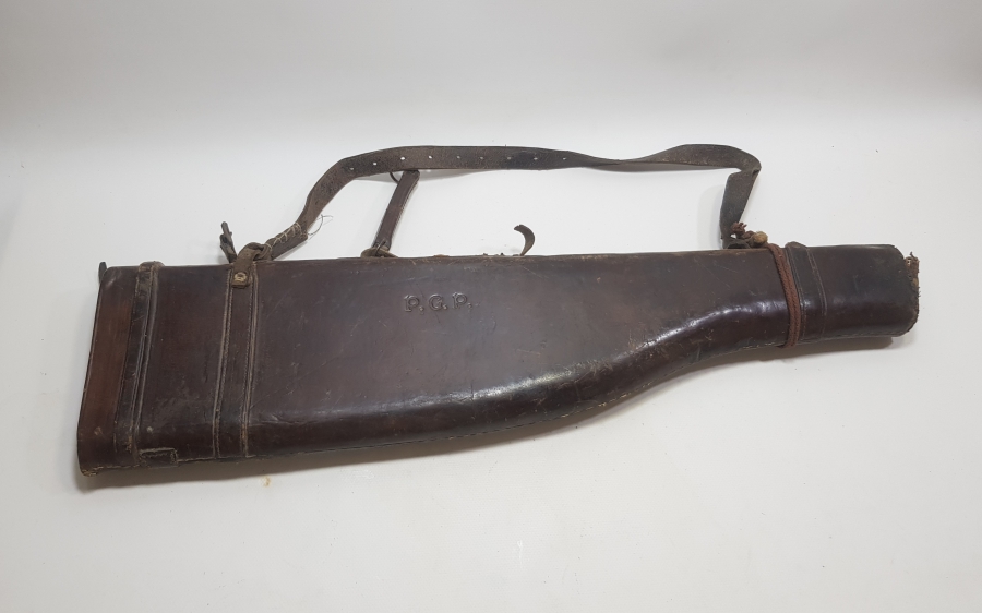 OSMANLI DÖNEMİ DERİDEN MAMUL TÜFEK KILIFI