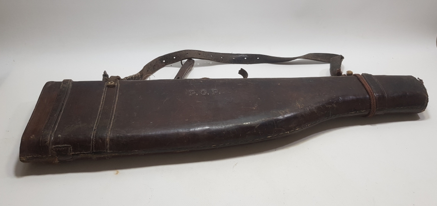 OSMANLI DÖNEMİ DERİDEN MAMUL TÜFEK KILIFI