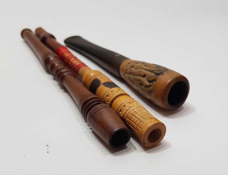 EL YAPIMI ANTİKA SİGARA AĞIZLIĞI LOTU