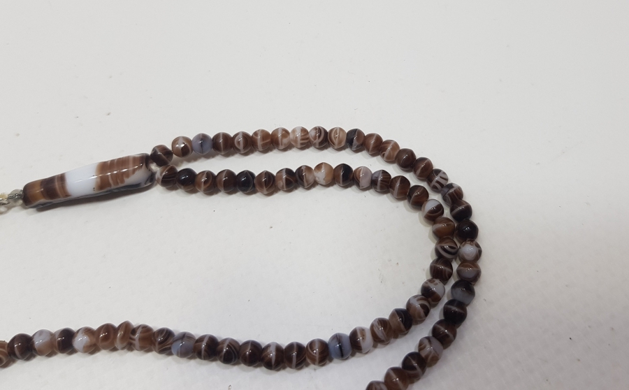 NADİR RENKTE OSMANLI DÖNEMİ BEYKOZ NAMAZ TESPİHİ