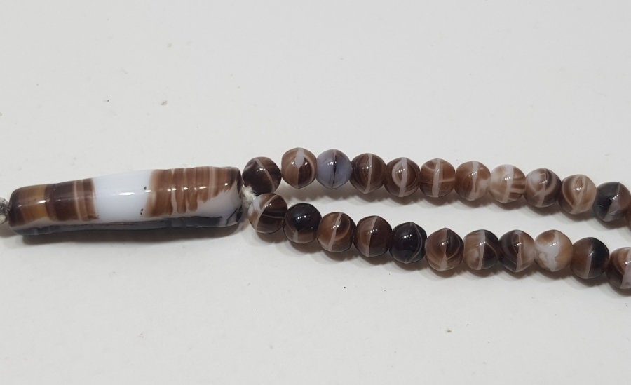 NADİR RENKTE OSMANLI DÖNEMİ BEYKOZ NAMAZ TESPİHİ