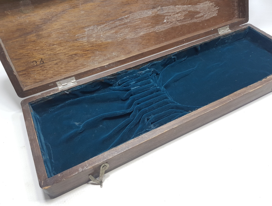 CONSTANTİNOPLE YAZILI OSMANLI DÖNEMİ BÜYÜK BOY AHŞAP SERVİS KAŞIĞI KUTUSU