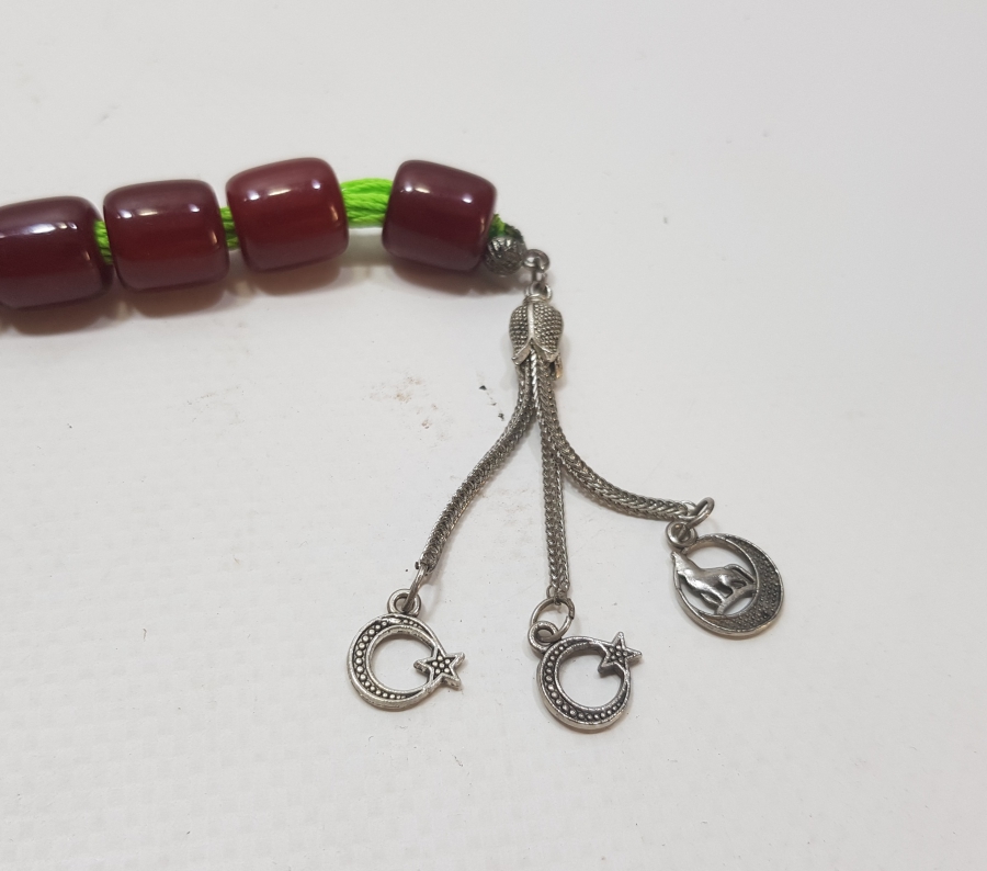 OSMANLI DÖNEMİ SIKMA KEHRİBAR ZAZA TESPİHİ