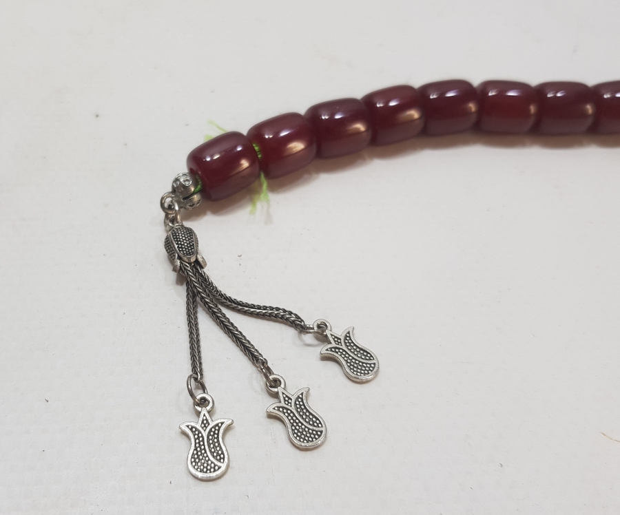 OSMANLI DÖNEMİ SIKMA KEHRİBAR ZAZA TESPİHİ