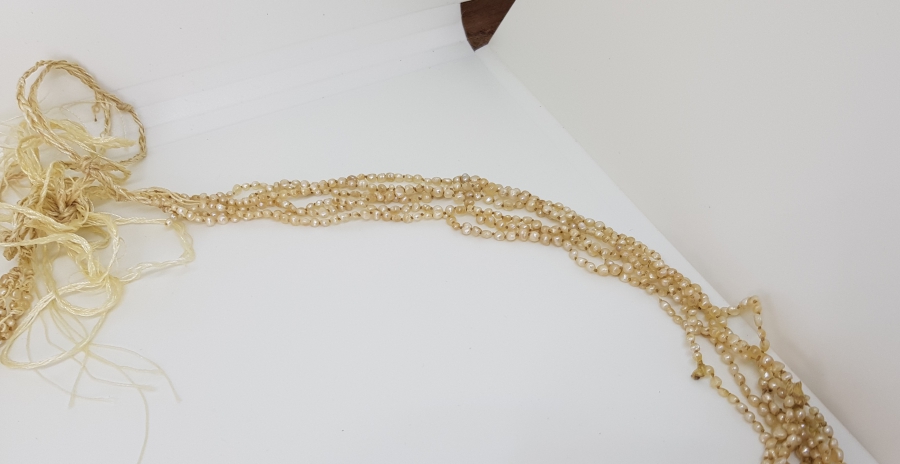 OSMANLI DÖNEMİ MERCAN TAŞLI ÇOK NADİR KUM İNCİ