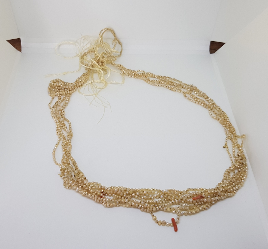 OSMANLI DÖNEMİ MERCAN TAŞLI ÇOK NADİR KUM İNCİ