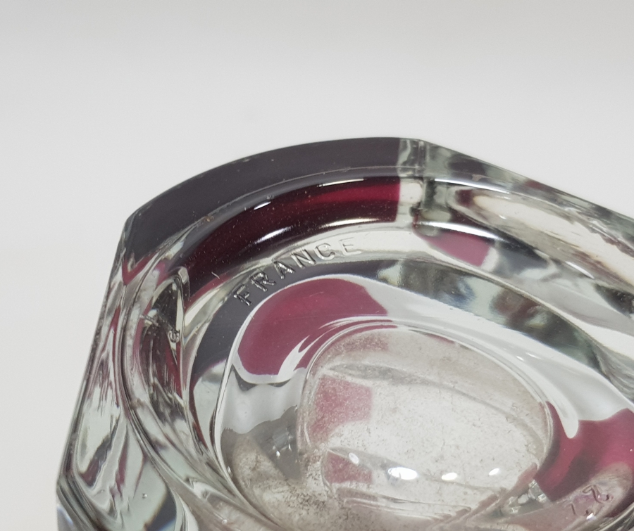 FRANSIZ YAPIMI ÇİFT RENKLİ ANTİKA VAZO