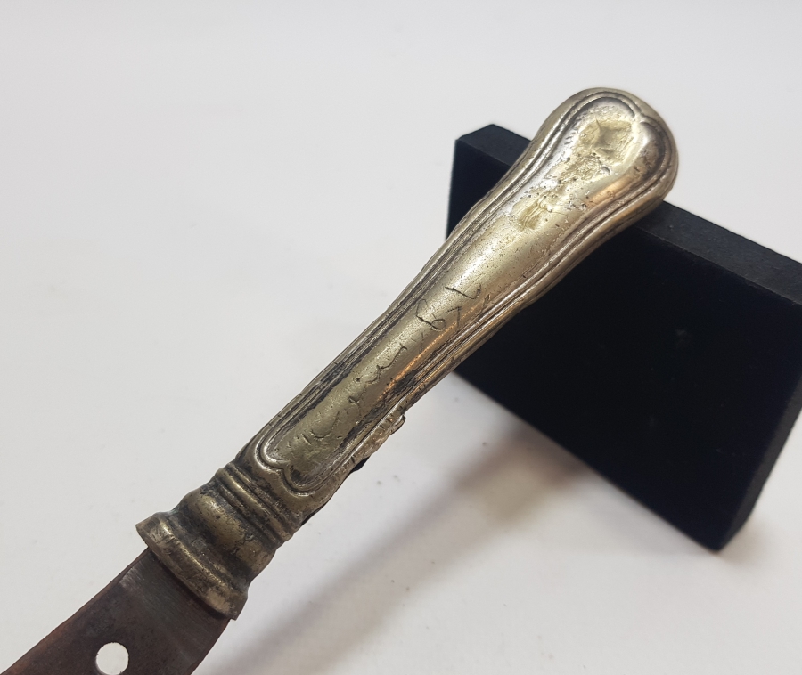 SAP KISMINDA YADİGARI SİNOP YAZILI CEZAEVİNDE MAKASTAN YAPILMIŞ ÇOK NADİR HATIRA BIÇAK