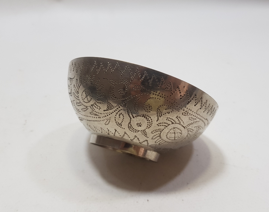 İÇİ AYETLERLE DEKORLU HİCAZ İŞİ ANTİKA ŞİFA TASI