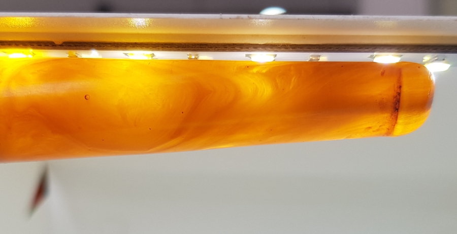 OSMANLI DÖNEMİ ALTIN UÇLU SIKMA KEHRİBAR SİGARA AĞIZLIĞI