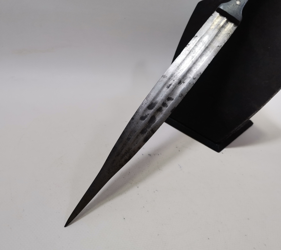 ÜZERİ BOYDAN BOYA OSMANLICA YAZILI OSMANLI DÖNEMİ BÜYÜK BOY ÇOK NADİR ÇERKES KAMASI