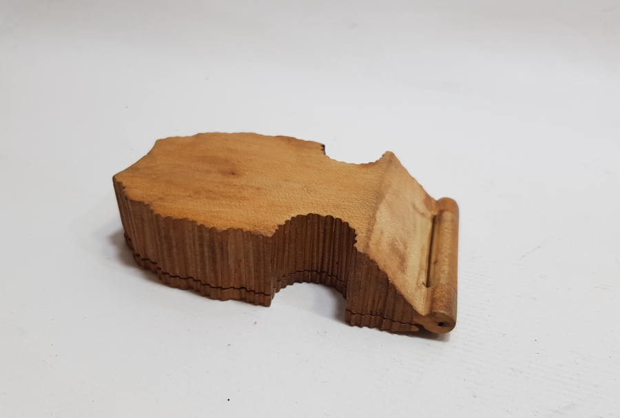 OSMANLI DÖNEMİ TAMAMI EL OYMA İŞÇİLİKLİ ANTİKA AHŞAP SAAT KUTUSU - SAAT STANDI