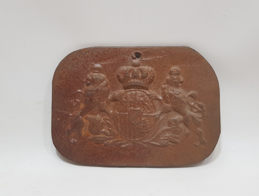 ÜZERİ KABARTMA İŞÇİLİKL OSMANLI DÖNEMİ İNGİLİZ PARA KASASI PLAKASI