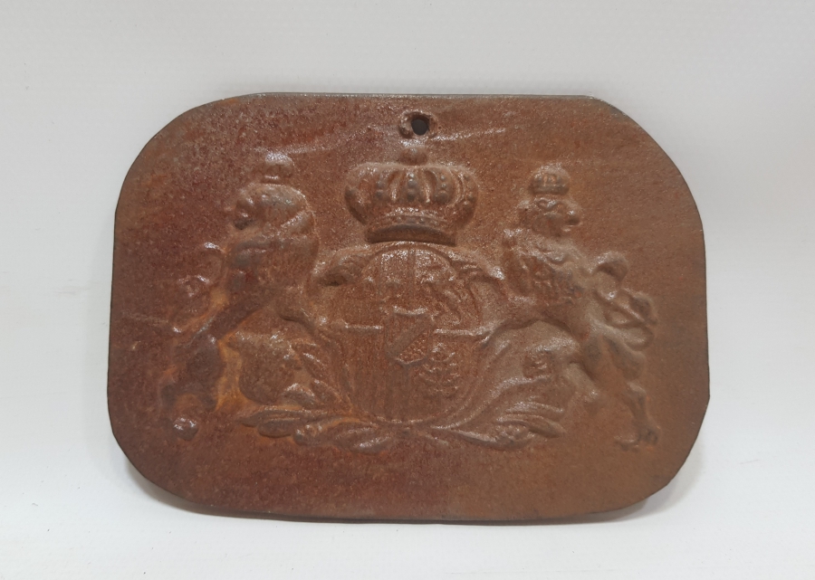 ÜZERİ KABARTMA İŞÇİLİKL OSMANLI DÖNEMİ İNGİLİZ PARA KASASI PLAKASI