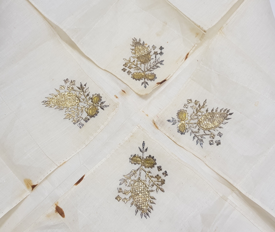 GÜMÜŞ SIRMA VE TELKARİ İŞÇİLİKLİ OSMANLI DÖNEMİ İŞLEMELİ ÇEVRE