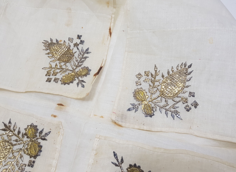 GÜMÜŞ SIRMA VE TELKARİ İŞÇİLİKLİ OSMANLI DÖNEMİ İŞLEMELİ ÇEVRE