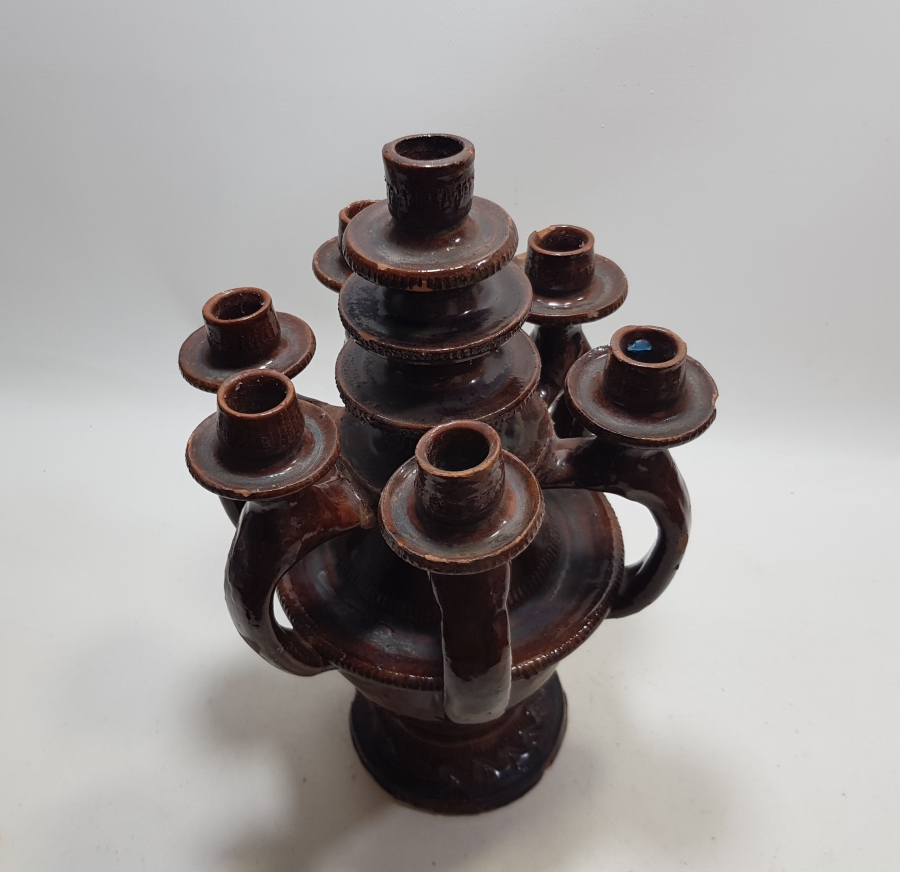 TEKKE İŞİ BÜYÜK BOY ANTİKA TOKAT MUMLUK