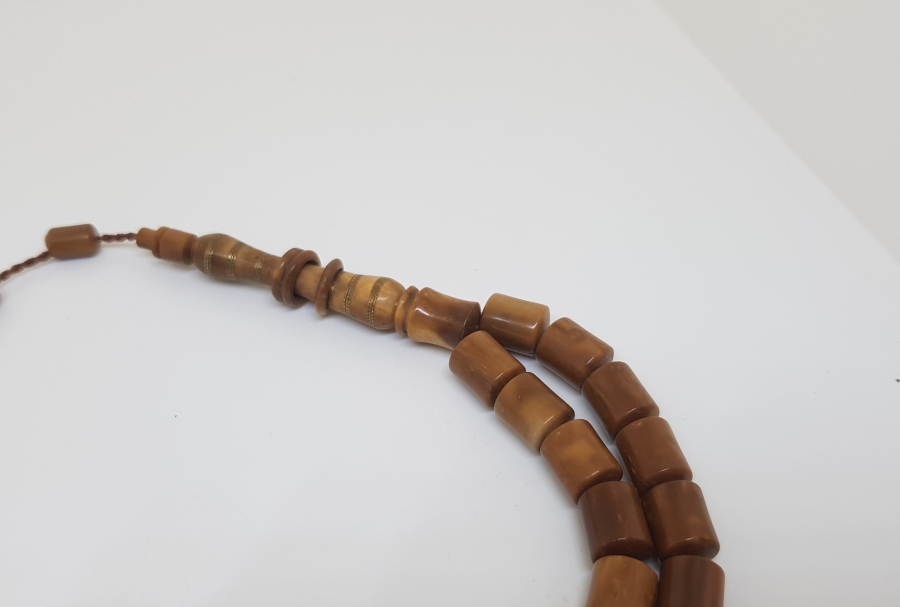 İMAMESİ PİRİNÇ SARMA İŞÇİLİKLİ KAPSÜL KESİM KUKA TESPİH